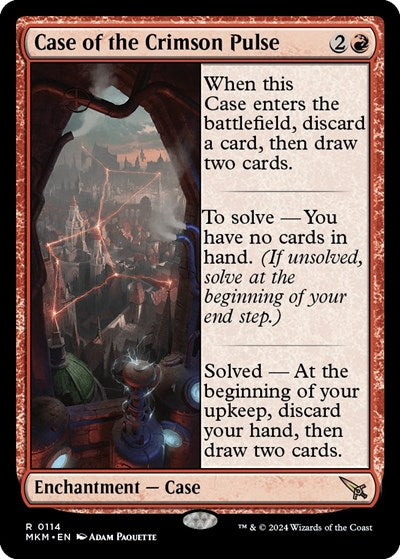 Case of the Crimson Pulse (MKM, Near Mint,)