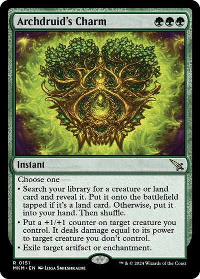 Archdruids Charm (MKM, Near Mint,)