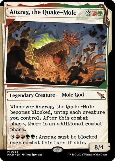 Anzrag the Quake Mole Showcase (MKM, Near Mint,)