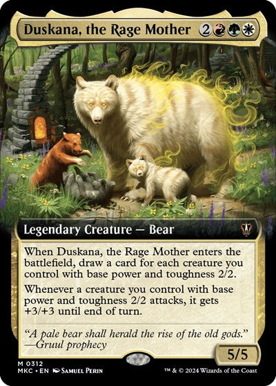 Duskana the Rage Mother Extended Art (MKC, Near Mint,)