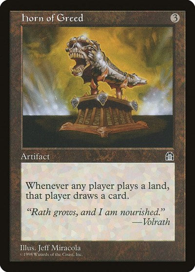 Horn of Greed (STH, Near Mint,)