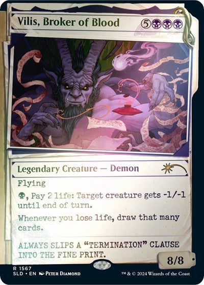Vilis, Broker of Blood (Rainbow Foil) (SLD, Near Mint, Foil)