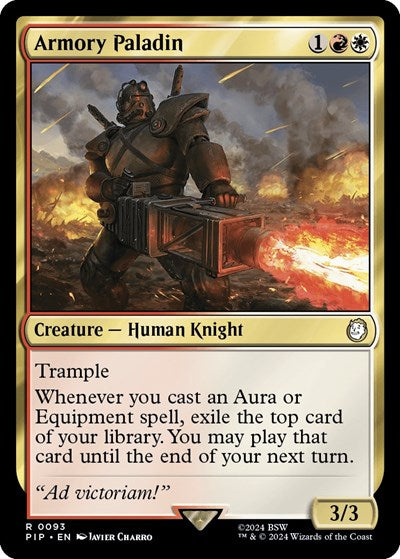 Armory Paladin (PIP, Near Mint,)