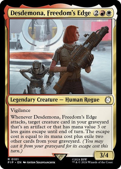 Desdemona Freedoms Edge (PIP, Near Mint,)