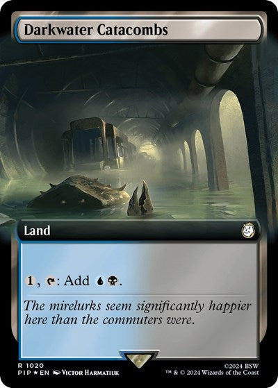 Darkwater Catacombs Extended Art Surge Foil (PIP, Near Mint, Foil)
