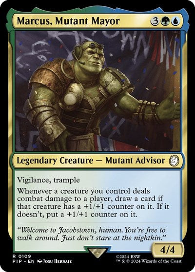 Marcus Mutant Mayor (PIP, Near Mint,)