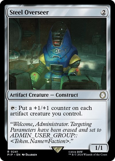 Steel Overseer (PIP, Near Mint,)