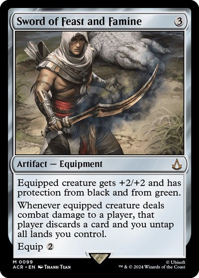 Sword of Feast and Famine (ACR, Near Mint,)