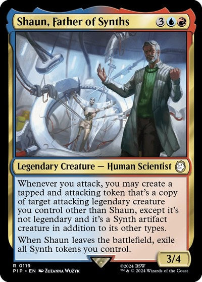 Shaun, Father of Synths (PIP, Near Mint,)