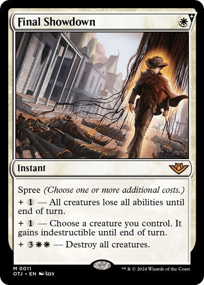 Final Showdown (OTJ, Near Mint,)