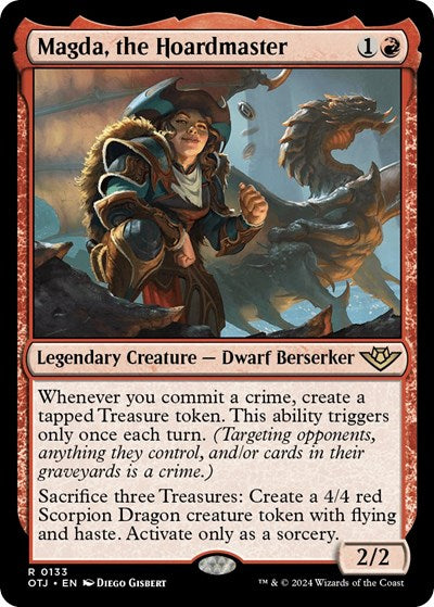 Magda the Hoardmaster (OTJ, Near Mint, Foil)