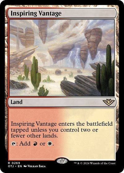 Inspiring Vantage (OTJ, Near Mint,)