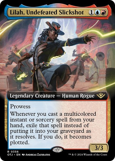 Lilah, Undefeated Slickshot (Extended Art) (OTJ, Near Mint,)