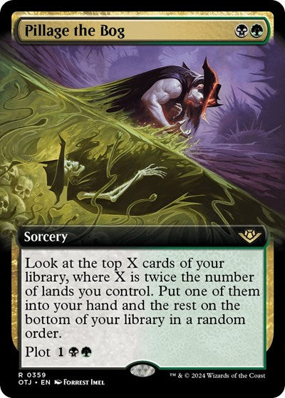 Pillage the Bog (Extended Art) (OTJ, Near Mint,)