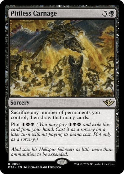 Pitiless Carnage (OTJ, Near Mint,)