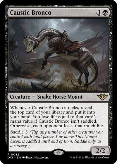 Caustic Bronco (OTJ, Near Mint, Foil)