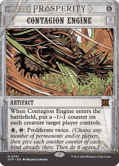 Contagion Engine (OTP, Near Mint,)