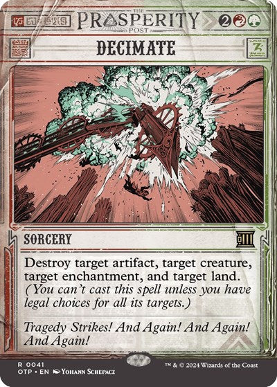 Decimate (OTP, Near Mint, Foil)