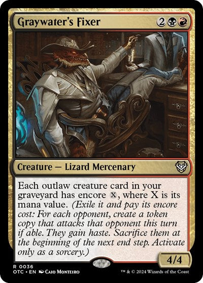 Graywaters Fixer (OTC, Near Mint,)