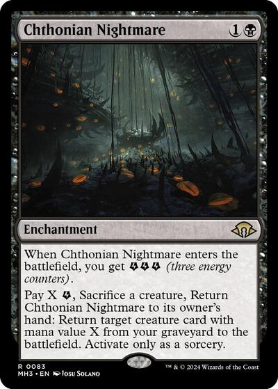 Chthonian Nightmare (MH3, Near Mint,)