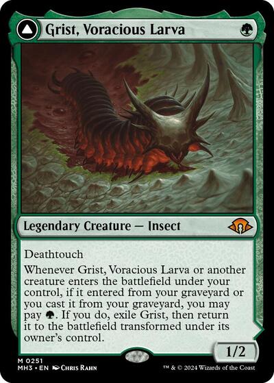 Grist Voracious Larva (MH3, Near Mint,)
