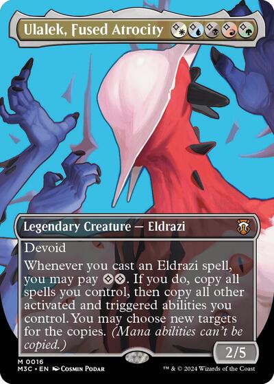 Ulalek Fused Atrocity Borderless (M3C, Near Mint,)