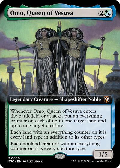 Omo Queen of Vesuva Extended Art (M3C, Near Mint,)