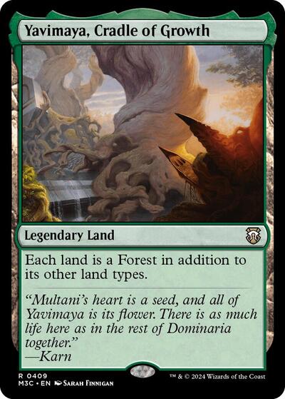 Yavimaya Cradle of Growth Ripple Foil (M3C, Lightly Played, Foil)