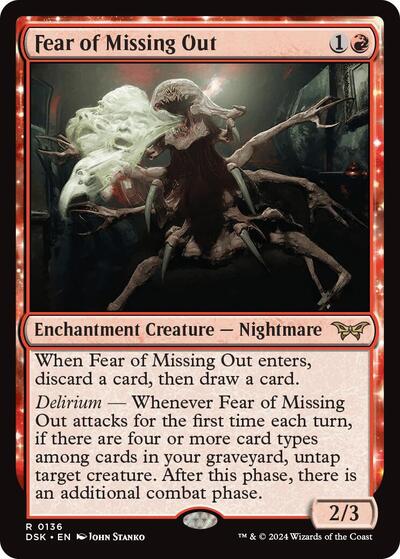 Fear of Missing Out (DSK, Lightly Played, Foil)