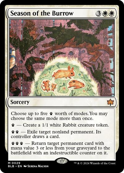Season of the Burrow (BLB, Near Mint,)