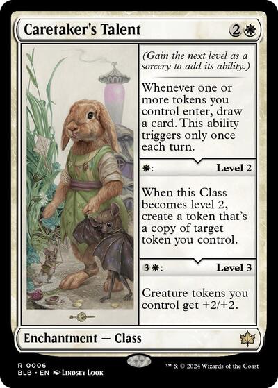 Caretakers Talent (BLB, Near Mint,)