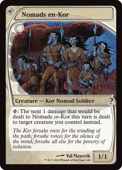 Nomads en-Kor (Future Sight) (MB2, Lightly Played, Foil)