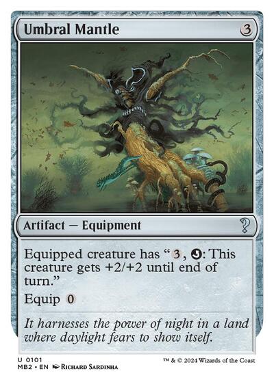 Umbral Mantle White Border (MB2, Near Mint,)
