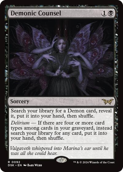 Demonic Counsel (DSK, Near Mint,)