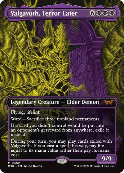Valgavoth Terror Eater Showcase (DSK, Near Mint, Foil)