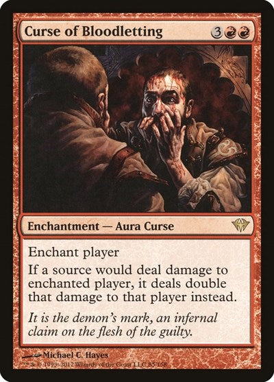 Curse of Bloodletting (DKA, Near Mint,)