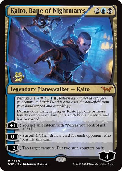 Kaito, Bane of Nightmares (PRE, Lightly Played, Foil)