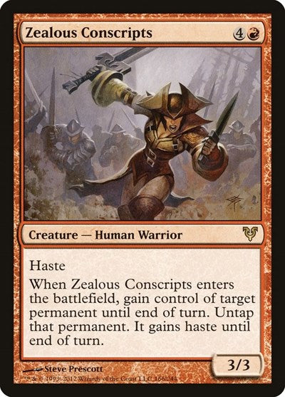 Zealous Conscripts (AVR, Lightly Played,)