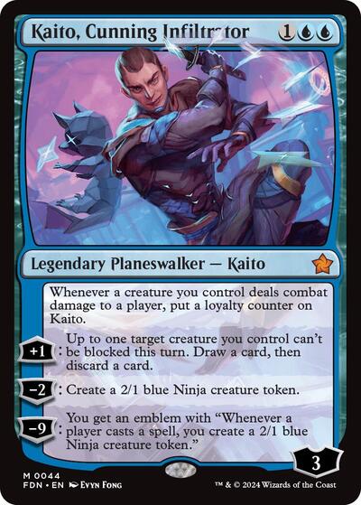 Kaito Cunning Infiltrator (FDN, Near Mint,)