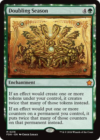 Doubling Season (FDN, Near Mint,)