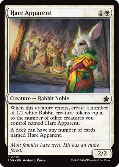 Hare Apparent (FDN, Near Mint,)