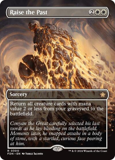 Raise the Past Borderless (FDN, Near Mint,)