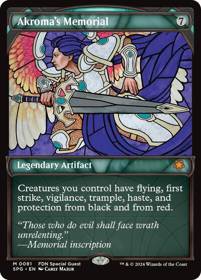 Akromas Memorial Showcase (SPG, Near Mint,)