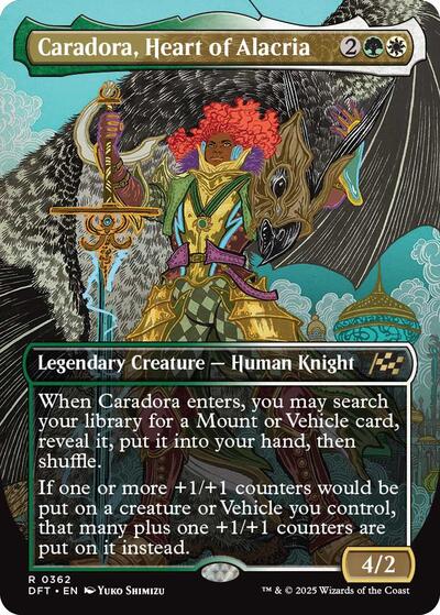 Caradora Heart of Alacria Borderless (DFT, Near Mint,)