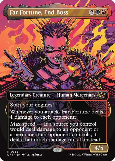 Far Fortune End Boss Borderless (DFT, Near Mint,)