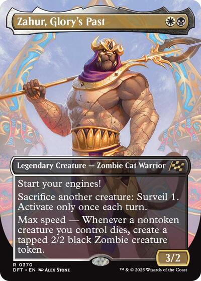 Zahur Glorys Past Borderless (DFT, Near Mint,)