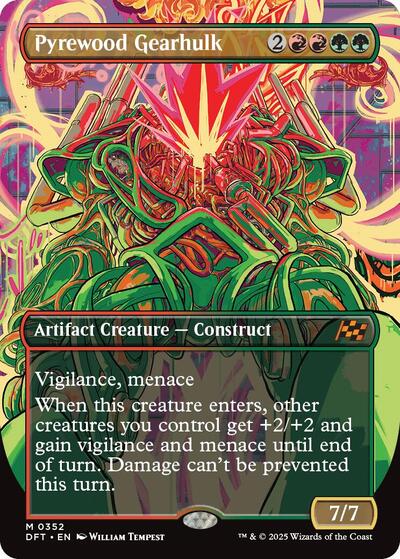 Pyrewood Gearhulk Borderless (DFT, Near Mint,)