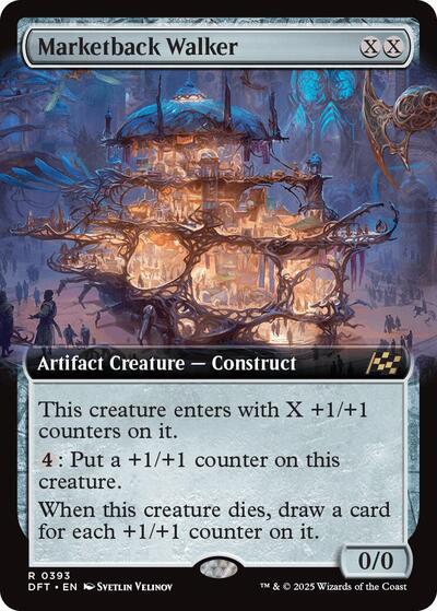 Marketback Walker Extended Art (DFT, Near Mint,)
