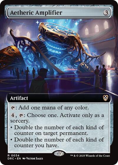 Aetheric Amplifier Extended Art (DRC, Near Mint,)