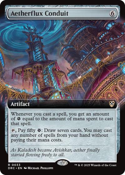 Aetherflux Conduit Extended Art (DRC, Near Mint,)